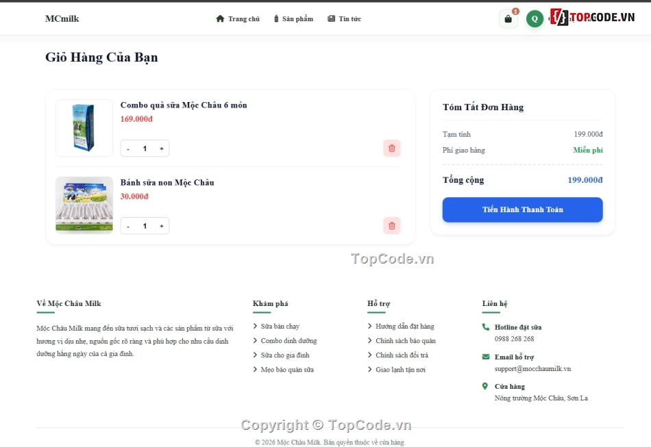 bán sữa,web bán sữa,code bán sữa